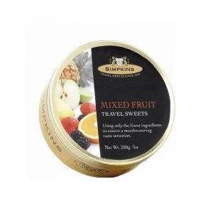 image of Simpkins Mixed Fruit Travel Sweets 200g