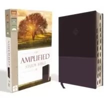 Image of The Amplified Study Bible, Leathersoft, Purple, Thumb Indexed