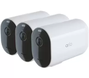 image of ARLO Pro 4 XL 2K HDR WiFi Security Camera System - 3 Cameras, White, Black,White