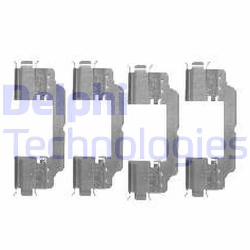 Image of DELPHI Brake pad fitting kit DELPHI LX0475