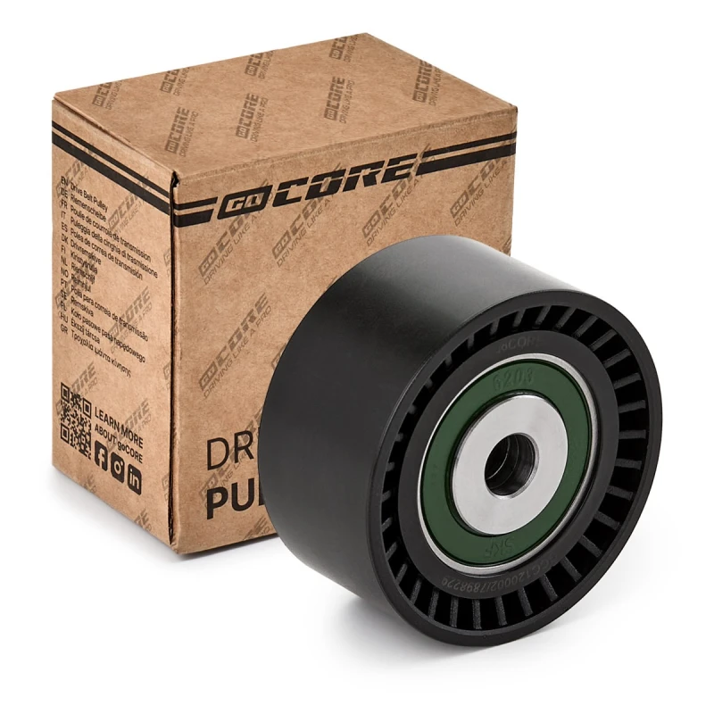 Image of goCORE GCC120002 Idler Pulley Deflection/Guide Pulley,v-ribbed belt (312)