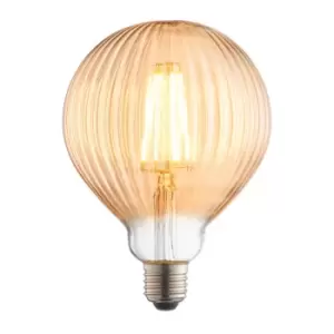 Image of Gallery Interiors Ribb Bulb Glass / Amber