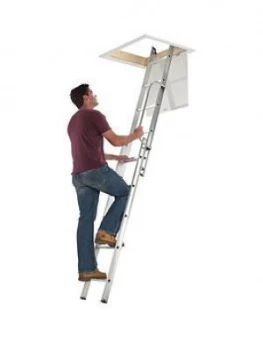 image of Abru 2 Section Aluminium Loft Ladder