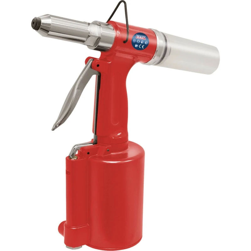 Image of Loops Powerful Blind Steel Air / Hydraulic Riveter - Up to 3/16" Heavy Duty Rivet Gun Metallics