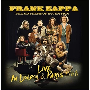 image of Frank Zappa and The Mothers Of Invention - Live in London & Paris 1968 CD