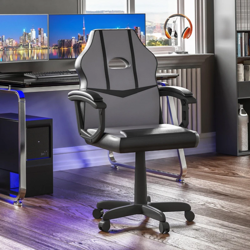 Image of Lassic Vida Designs Comet Racing Gaming Chair UKFR Grey & Black unisex One Size