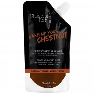 image of Christophe Robin Shade Variation Mask - Warm Chestnut Pocket 75ml