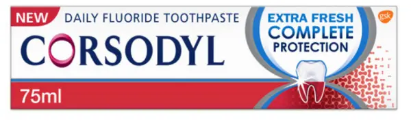 image of Corsodyl Complete Protection Extra Fresh Toothpaste 75ml