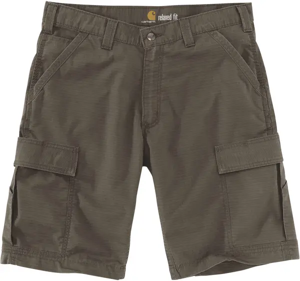 Image of Carhartt Force Broxton Cargo Shorts, grey, Size 31