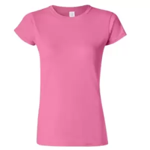 Image of Gildan Ladies Soft Style Short Sleeve T-Shirt (L) (Azalea)