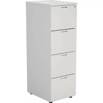 image of Windsor Plus 4 Drawer Filing Cabinet - White