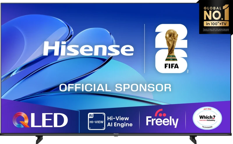 Image of Hisense 85" 85E7QTUK Smart 4K Ultra HD QLED TV