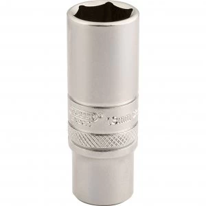 Image of Draper 1/4" Drive Polished Finish Deep Hexagon Socket Metric 1/4" 13mm