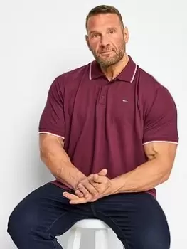 Image of BadRhino Tipping Polo Top - Winsor Wine, Red, Size 2XL, Men