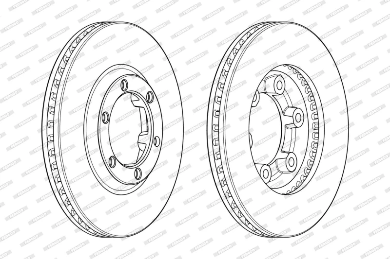 Image of Brake disc FERODO DDF1946C