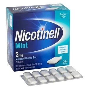 image of Nicotinell Mint 2mg Medicated Chewing Gum 204 Pieces