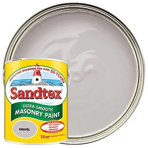 image of Sandtex Ultra Smooth Masonry Paint - Gravel 5L