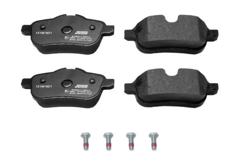 Image of JURID 573651J Brake pad set prepared for wear warning indicator, without accessories Brake Pad Set,disc brake (402)
