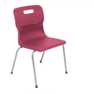 TC Office Titan 4 Leg Chair Size 5, Burgundy