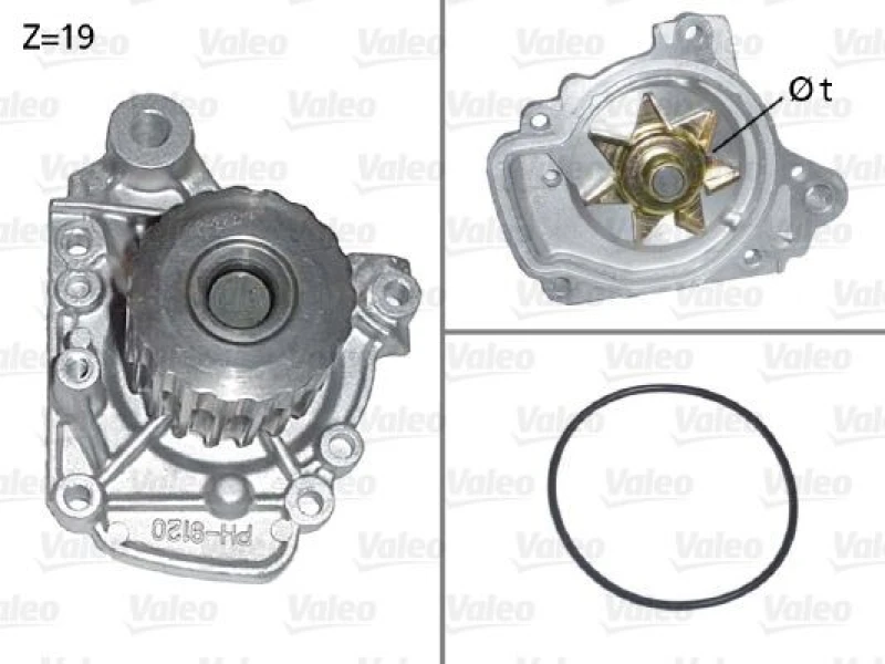 Image of Water pump VALEO 506661