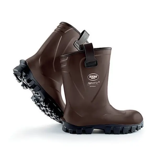 Image of Riglite Riglite xSolidgrip Fur S5 Full Safety Boots 1 Pair Brown 12 BNXFN4P708012