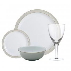 image of Denby Linen 16Pc Entertaining Set