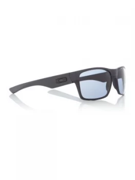 Image of Oakley Unisex OO9189 gunmetal square sunglasses Silver