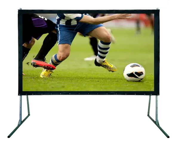 Image of Sapphire 79" SFFS203RP-WSF-FABRIC Rapidfold Rear Projection Projector Screen