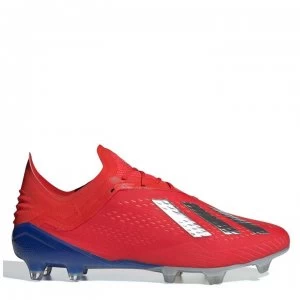 Image of adidas X 18.1 FG Football Boots - Red/Silver/Blue