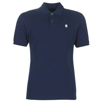 image of G-Star Raw DUNDA SLIM POLO mens Polo shirt in Blue - Sizes XXL,S,M,L,XL,UK S,UK M,UK L,UK XXL