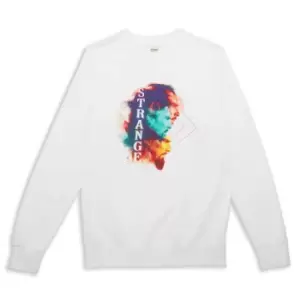 Image of Marvel Dr Strange Vertical Sweatshirt - White - L