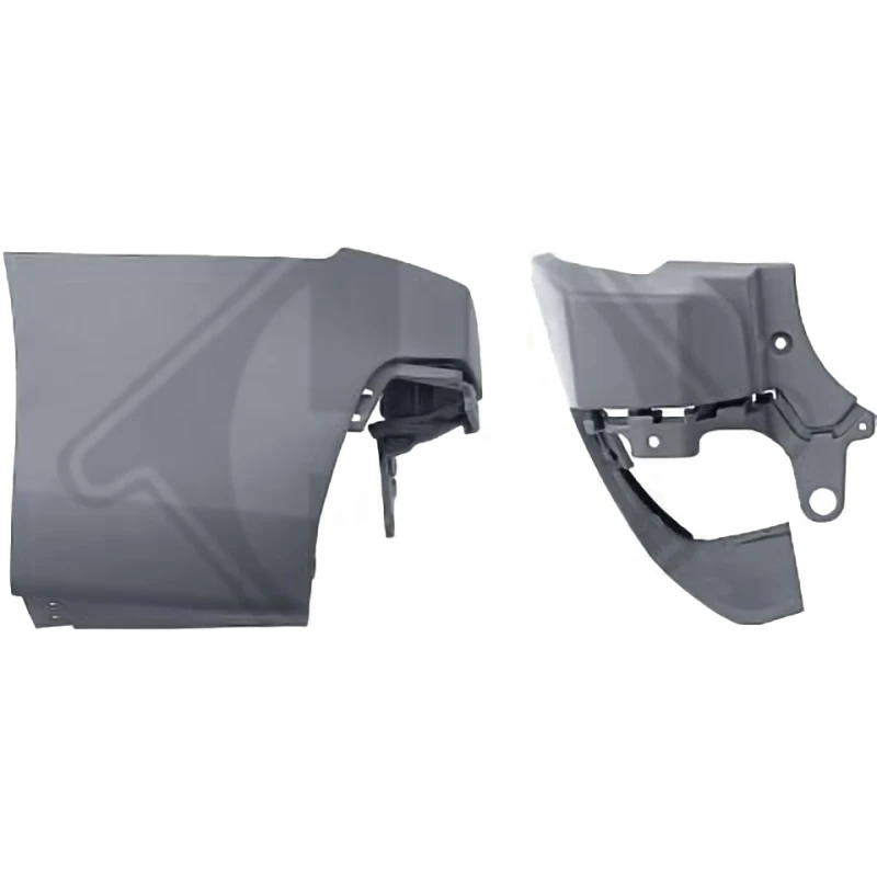 Image of DIEDERICHS 4014659 Bumper Rear Axle Left, for vehicles with back doors, primed Bumper (938)