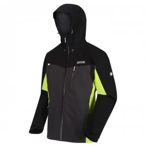 Image of Regatta Birchdale Waterproof & Breathable Stretch Jacket - Ash/Black