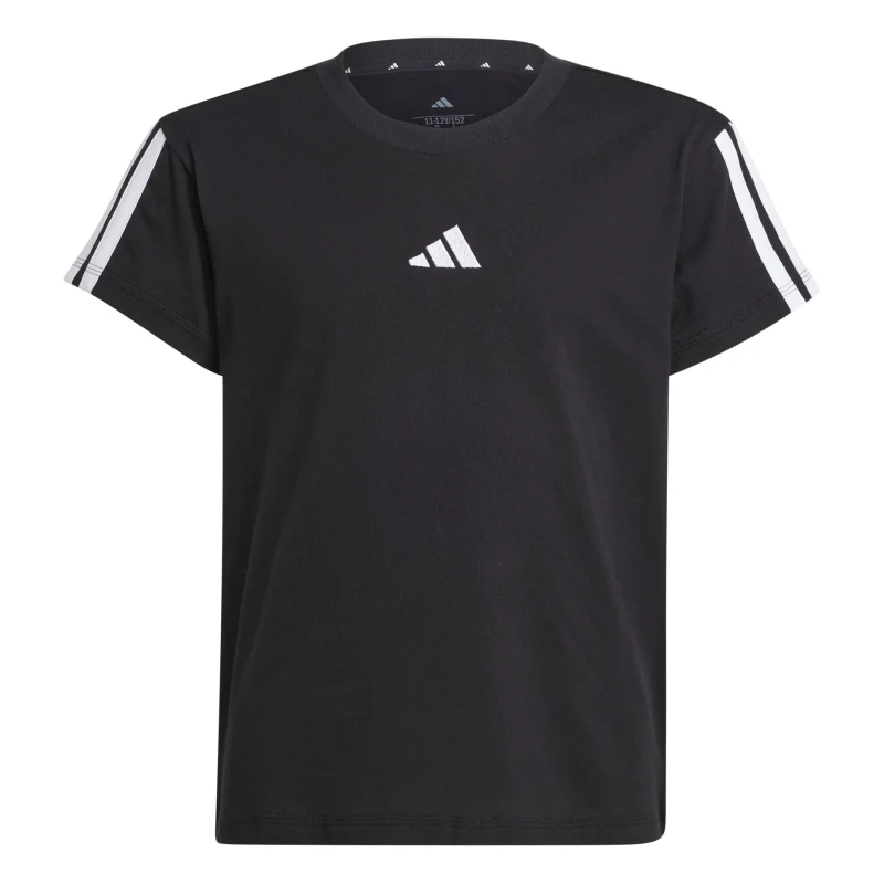 Image of Adidas Girl's T-Shirt adidas Essentials Big Logo Noir Female 9/10 ans
