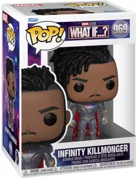 Image of What If...? POP! Animation Vinyl Figure Infinity Killmonger 9 cm
