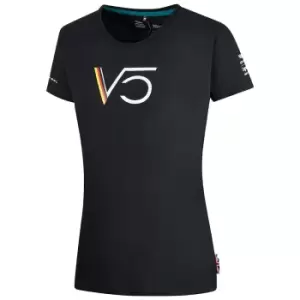 image of 2022-2023 Aston Martin Official SV T-Shirt Womens (Black)