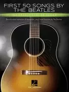 Image of first 50 songs by the beatles you should play on guitar a songbook with acc
