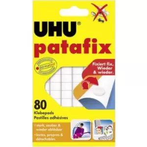 image of UHU Patafix Adhesive Pads White Content: 80 pc(s)