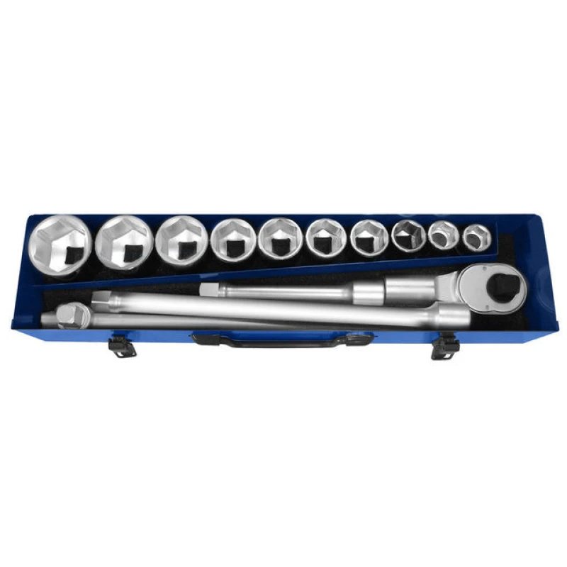 Image of Expert by Facom 14 Piece 3/4" Drive Hex Socket Set Metric E194682 Drive: 3/4"