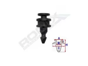 image of ROMIX Clip MERCEDES-BENZ C70162 A0008208164,2E0945230