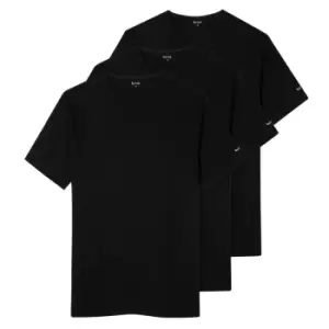 Image of Paul Smith Three-pack Plain T-Shirts In Black - Size M