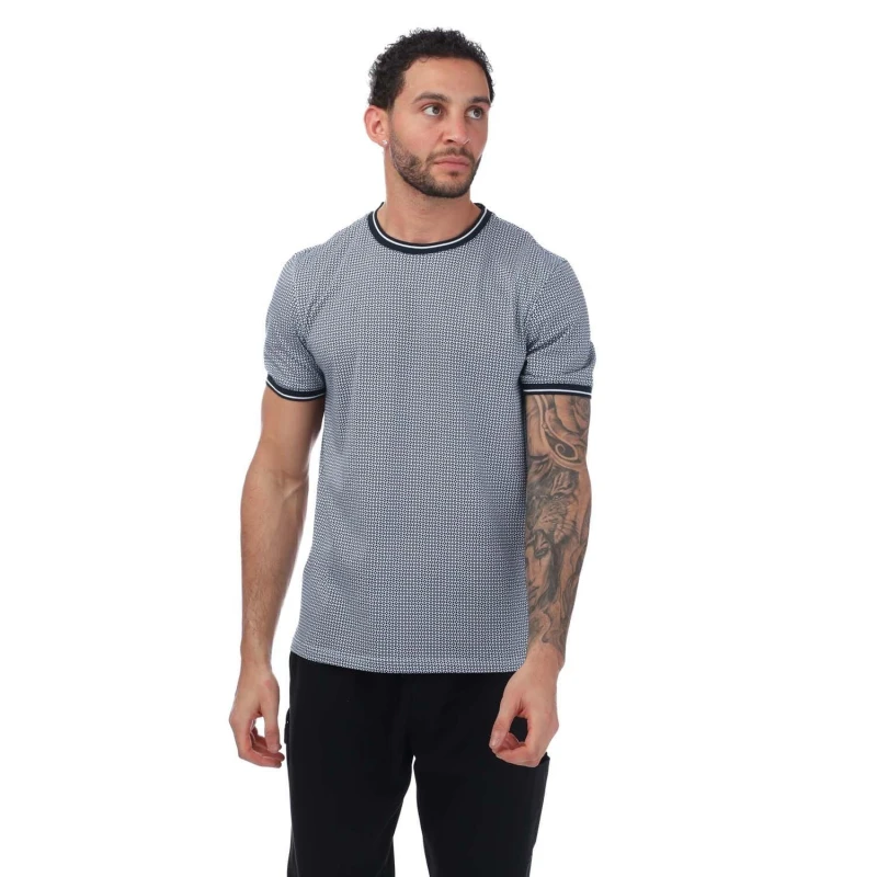 Image of Ted Baker Geckoe Printed T-Shirt - Blue Blue S