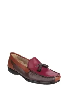 image of 'Biddlestone' Leather Slip On Shoes