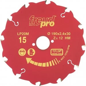 Image of Freud LP20M Wood Cutting Circular Saw Blade 250mm 24T 30mm