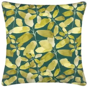 Image of Lorena Outdoor Cushion Emerald, Emerald / 43 x 43cm / Polyester Filled