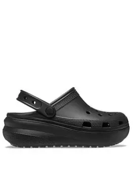 Crocs Kids Cutie Crush Clog Sandal, Black, Size 2 Older