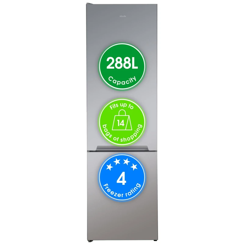 Image of Abode Abode A180FF541E1S 70/30 Fr Freezer Sil Silver - Abode Silver UP32901