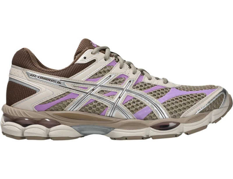 Image of Asics Womens Gel-Cumulus 16 Trainers Cinnamon/Silver female 6 (39.5)