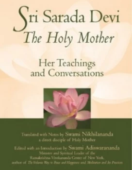 Image of Sri Sarada Devi the Holy Mother by Swami Nikhilananda Hardback