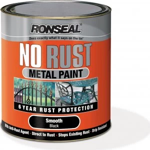 image of Ronseal No Rust Metal Paint White 2.5l